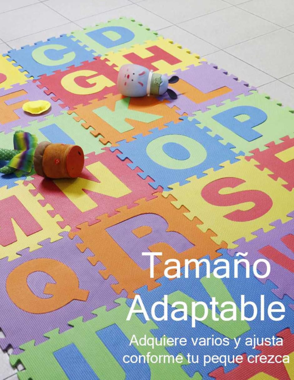 Gimnasio cm-top tapete armable de abecedario "de" foamy