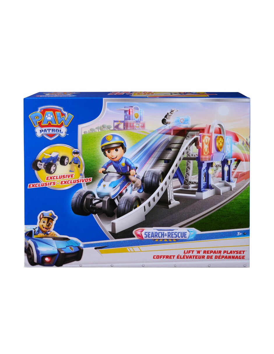 Set figuras acción articulada Rescue Lift 'N' Repair Playset 2
