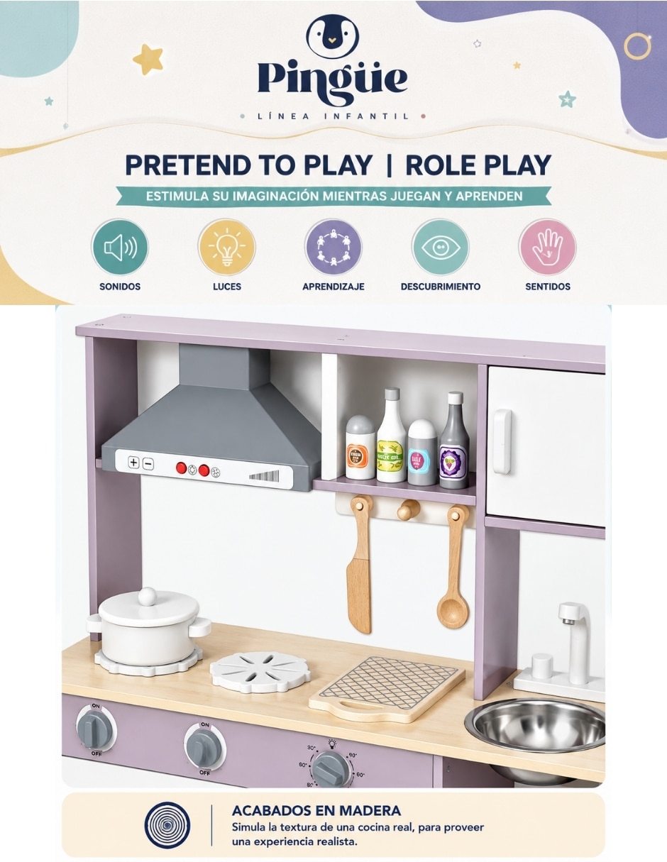 Cocina de juguete Pingüe