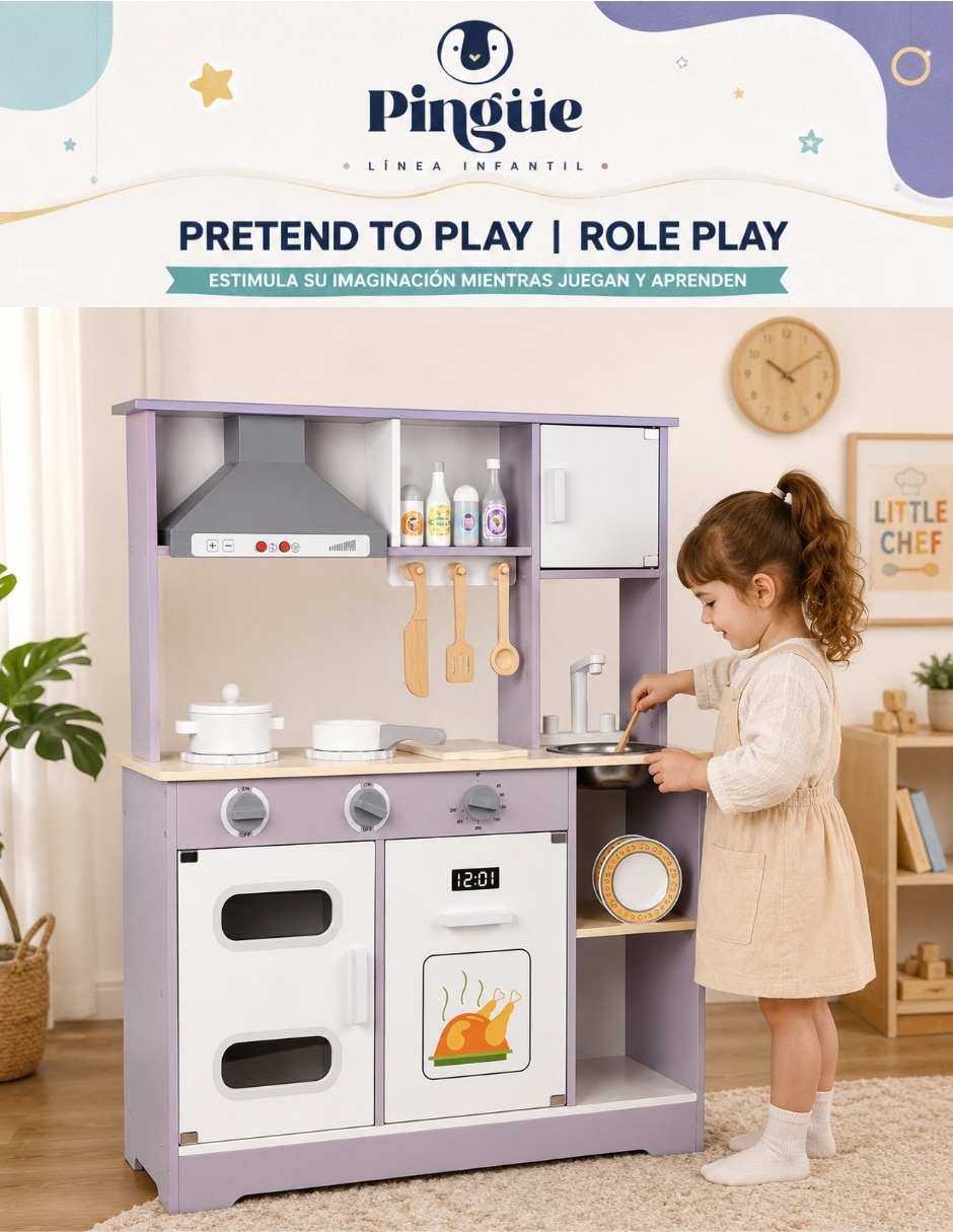 Cocina de juguete Pingüe