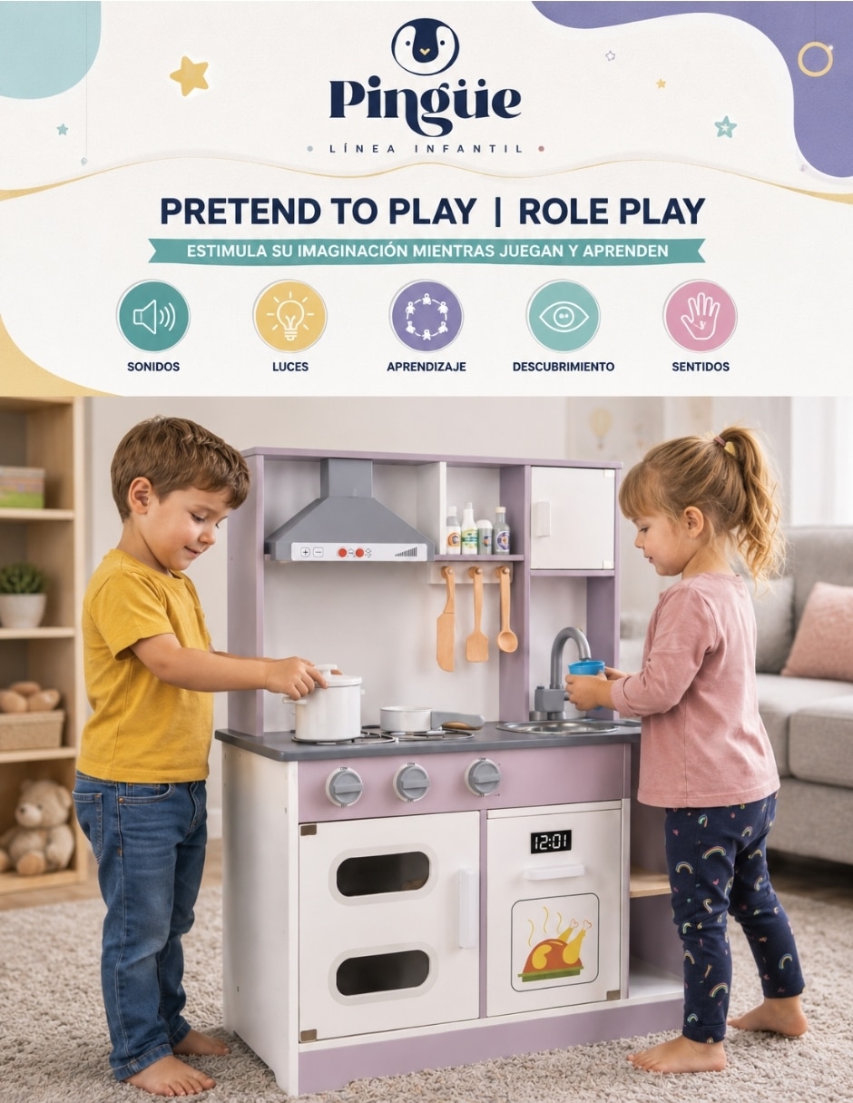Cocina de juguete Pingüe