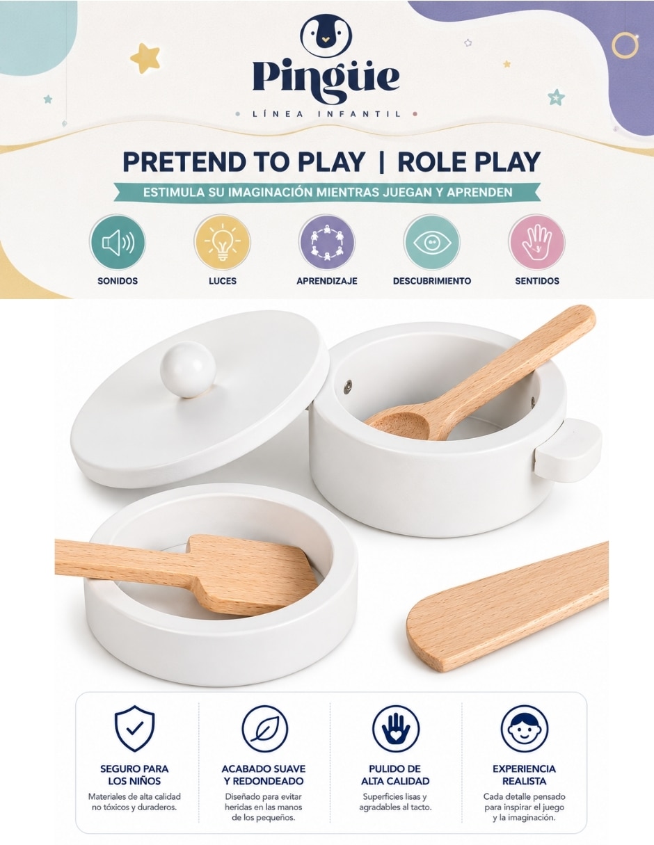 Cocina de juguete Pingüe