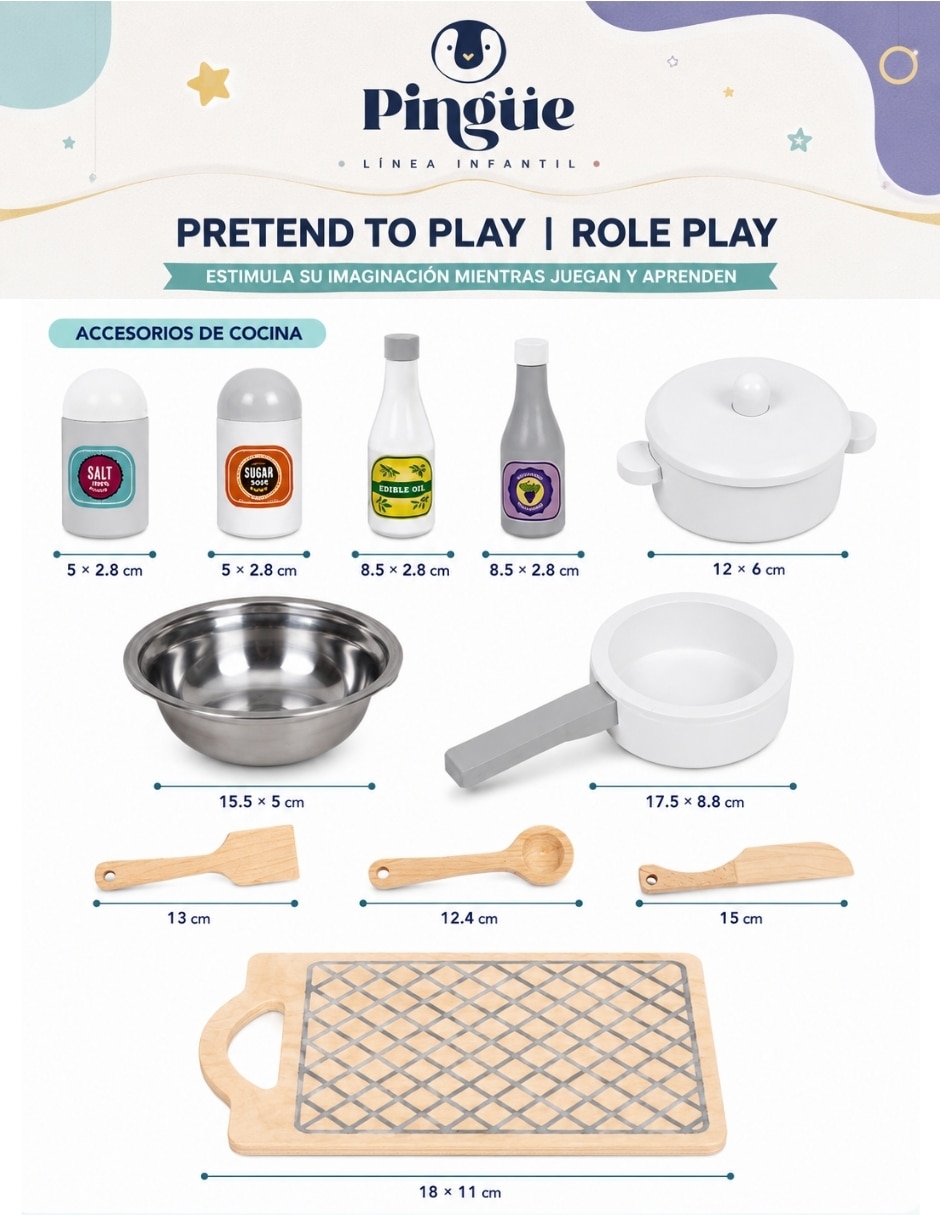 Cocina de juguete Pingüe