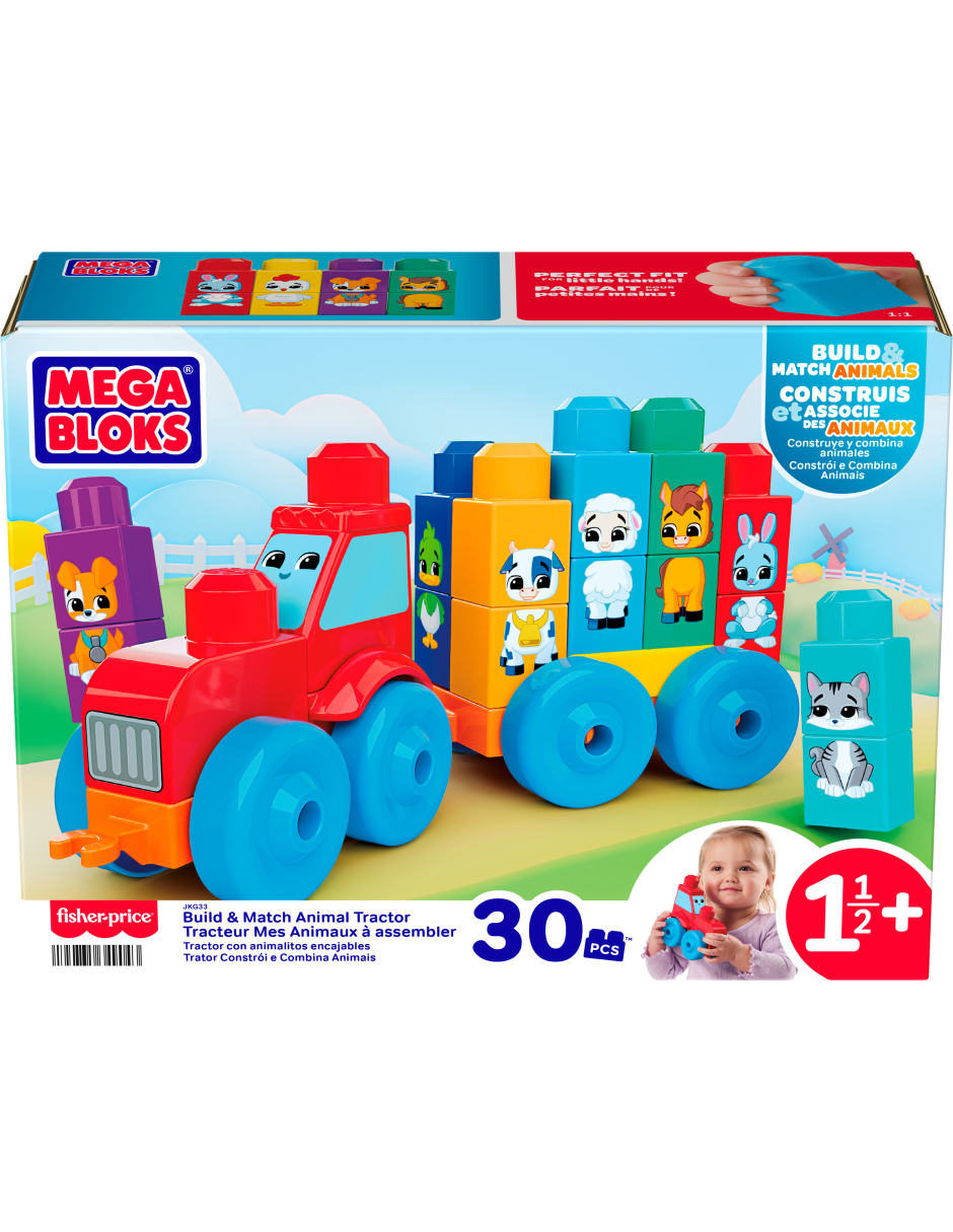 Mega Bloks Tractor De Animalitos JKG33 Tractor De Animalitos 2