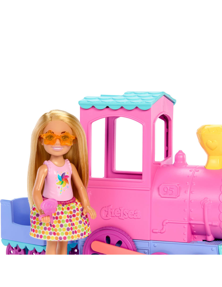 Set muñecas Barbie Chelsea Tren de Carnaval!