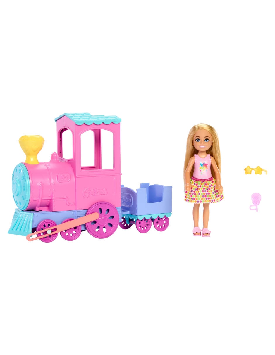 Set muñecas Barbie Chelsea Tren de Carnaval!