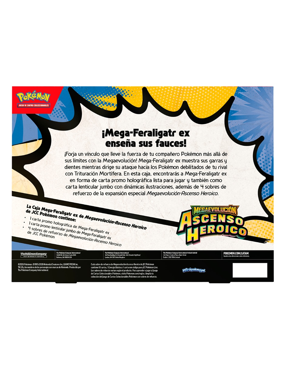 : Mega Evolution Ascenso Heroico Mega Ex TCG Pokémon