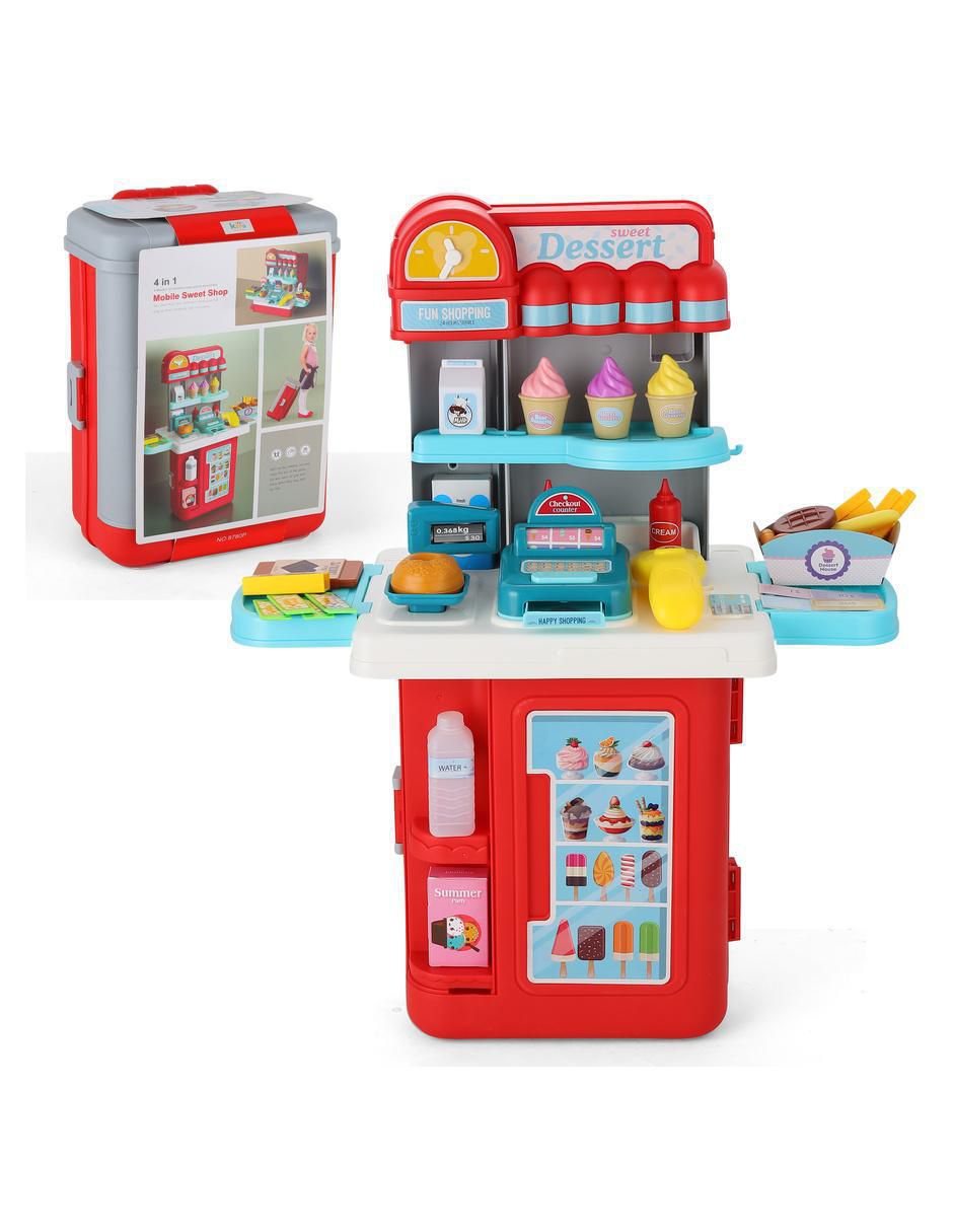 Set 4 en 1 maleta de juegos juego de rol para niños Set 4 en 1 maleta de juegos juego de rol para niños