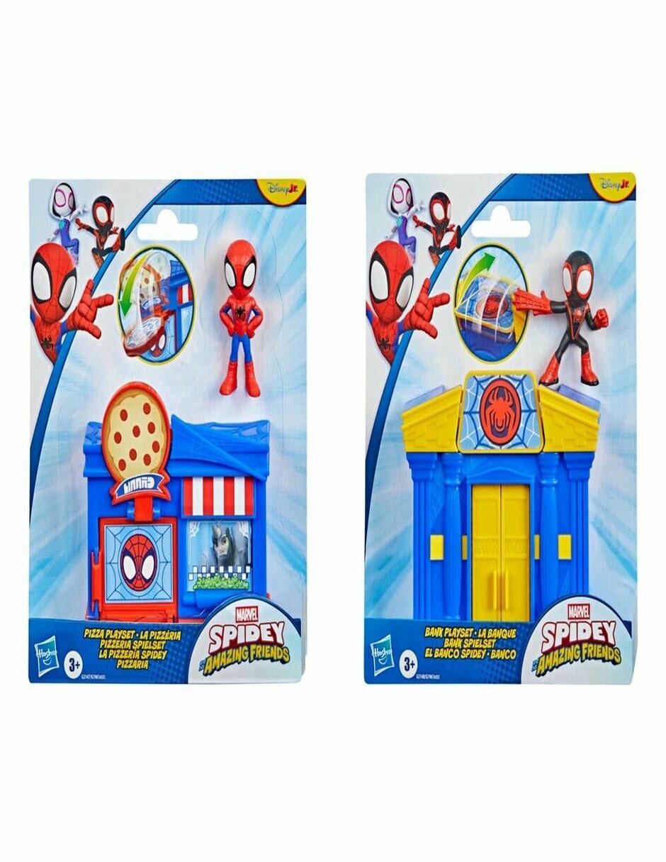 Set figuras acción sí spidey and his amazing friends no aplica estándar no aplica 2