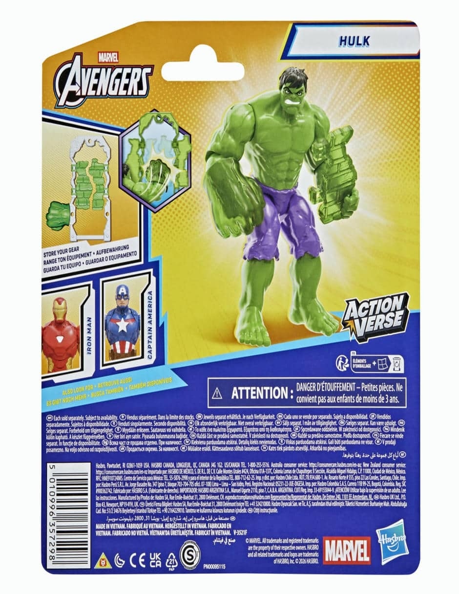 Figura de acción articulada Marvel: Avengers Hulk 4