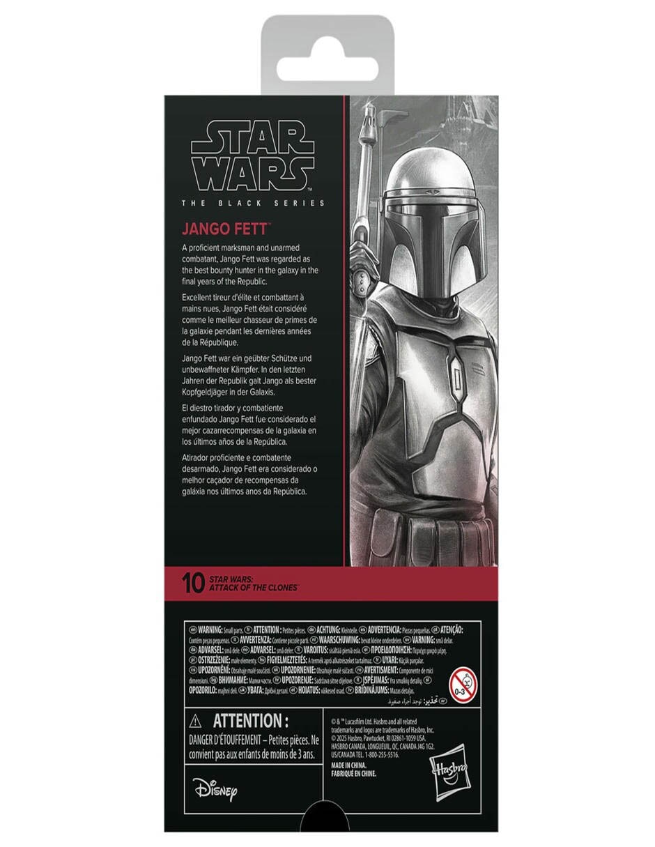 Figura de acción articulada Attack Of The Clones Jango Fett collectors 4