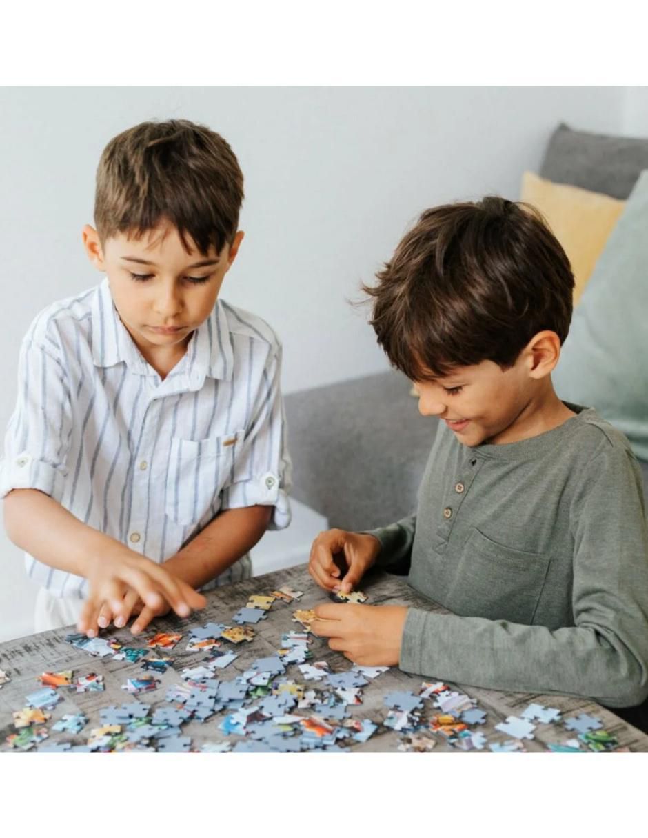 Rompecabezas Spy Guy El Mundo de los Dinosaurios 80 piezas