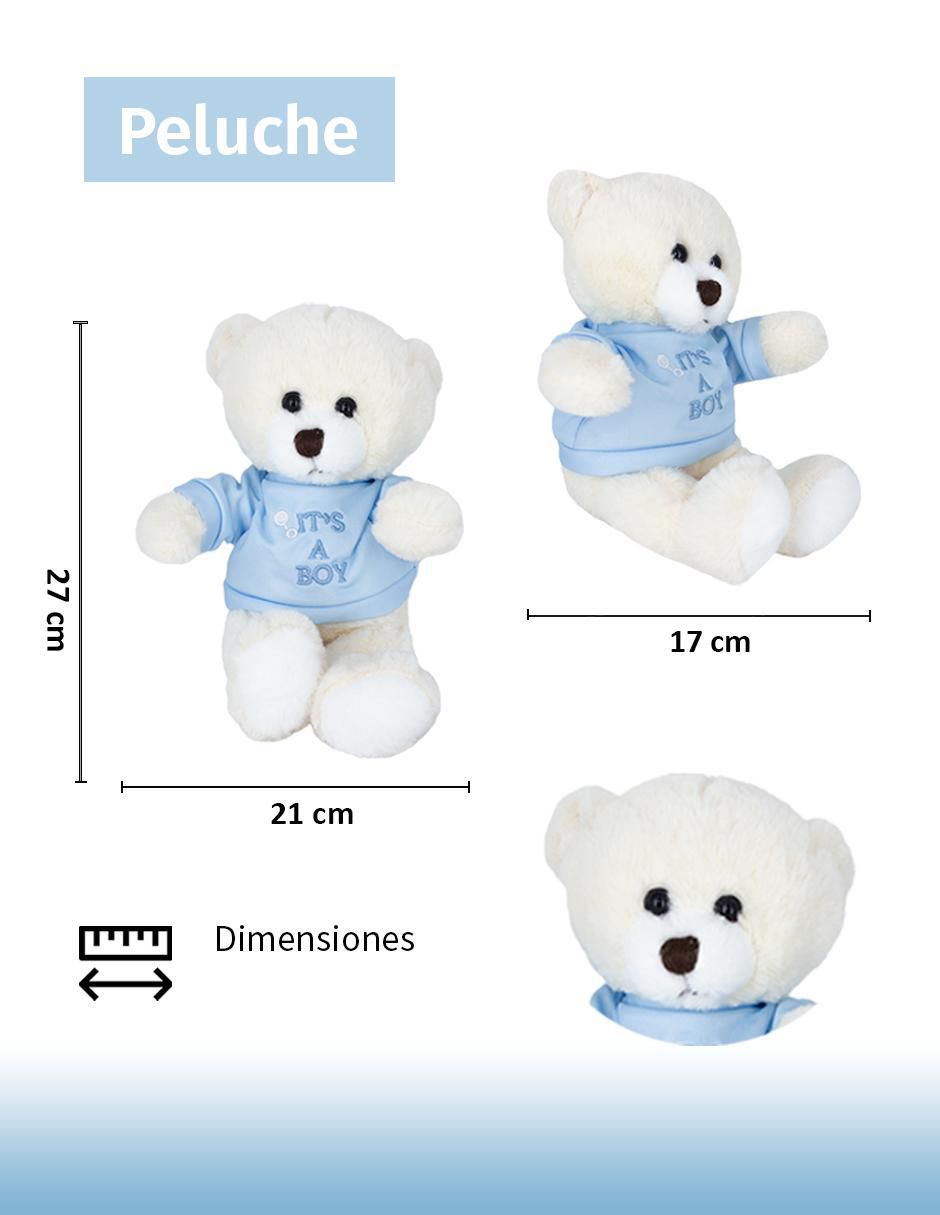 Peluche de oso de 27 cm