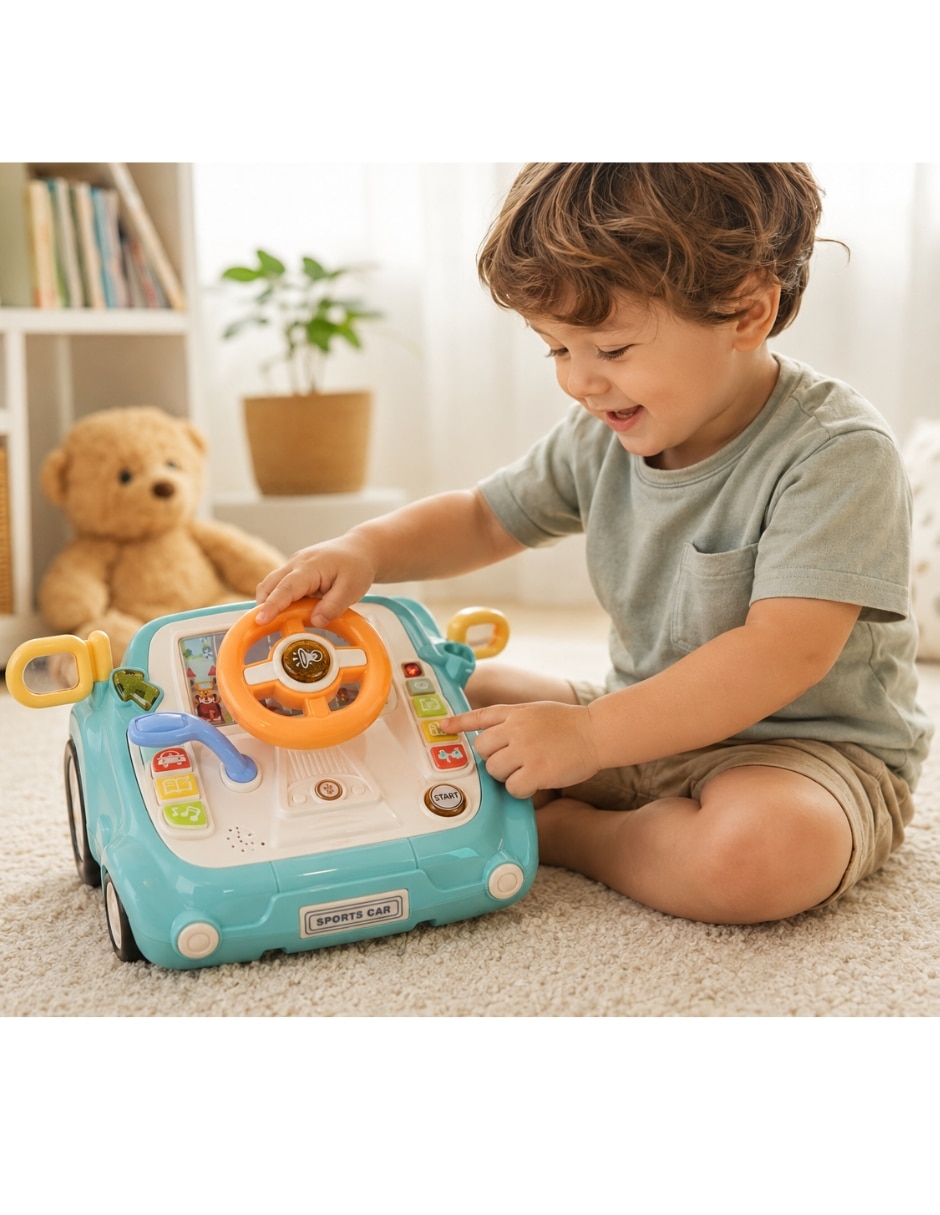 Volante aprendizaje multifunciones interactivo Pingüe juego de rol para niños
