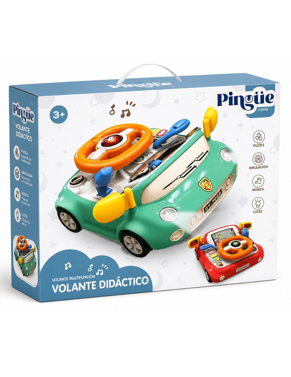 Volante aprendizaje multifunciones interactivo Pingüe juego de rol para niños