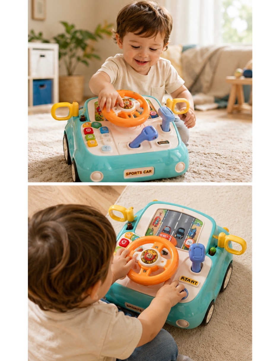 Volante aprendizaje multifunciones interactivo Pingüe juego de rol para niños