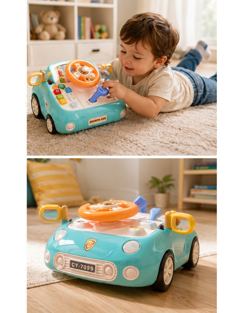 Volante aprendizaje multifunciones interactivo Pingüe juego de rol para niños