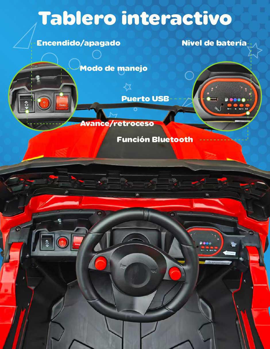 Automóvil montable con control remoto recargable unisex 6