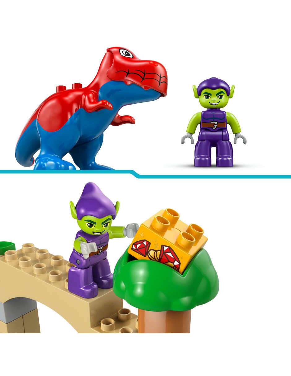 Marvel Dinosaurio Spidey-Rex Vs Duende Verde 10463 Disney Tm 5