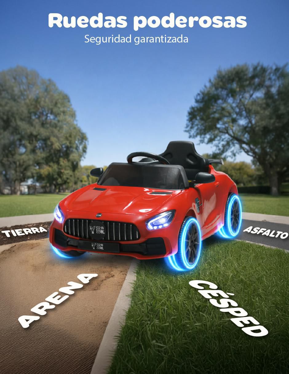 Automóvil montable con control remoto Yei recargable unisex