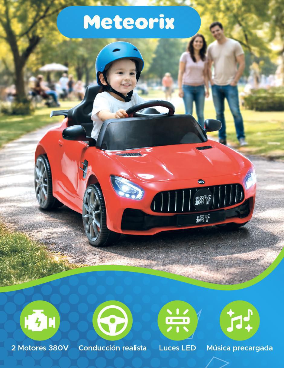 Automóvil montable con control remoto Yei recargable unisex