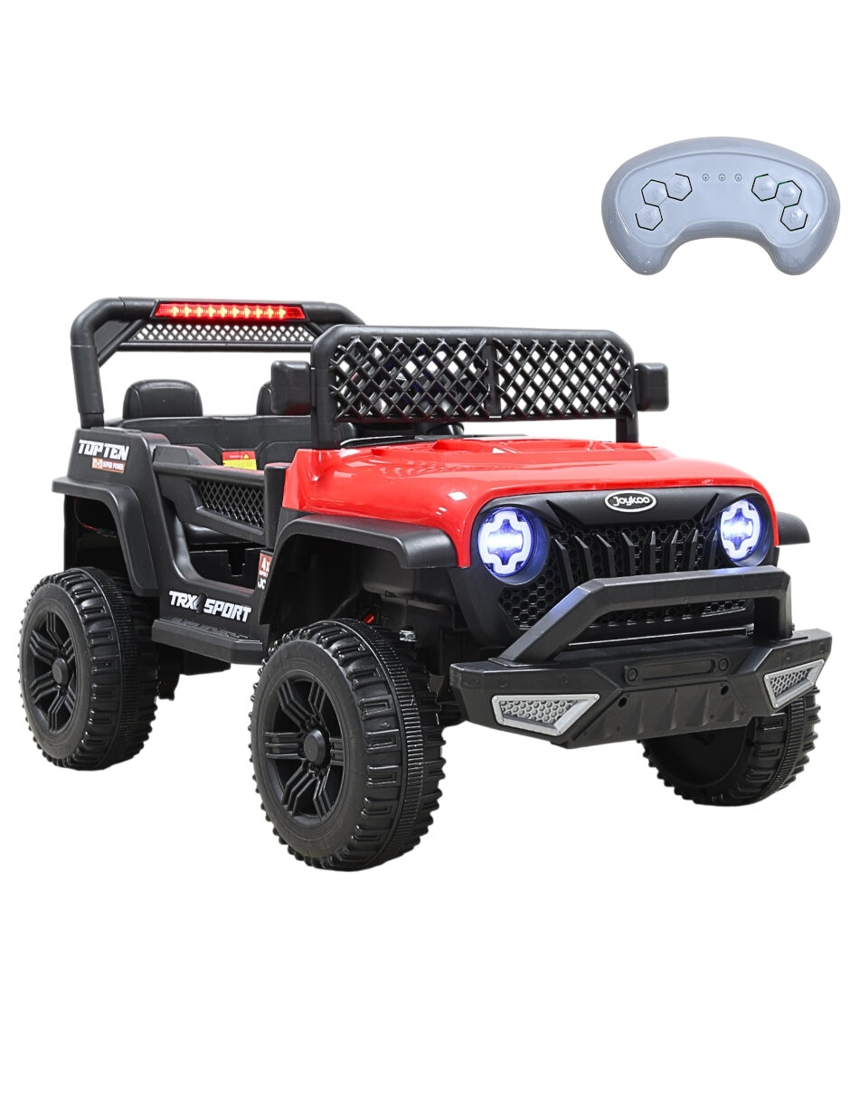 Automóvil montable con control remoto Joykoo 4x2 recargable infantil