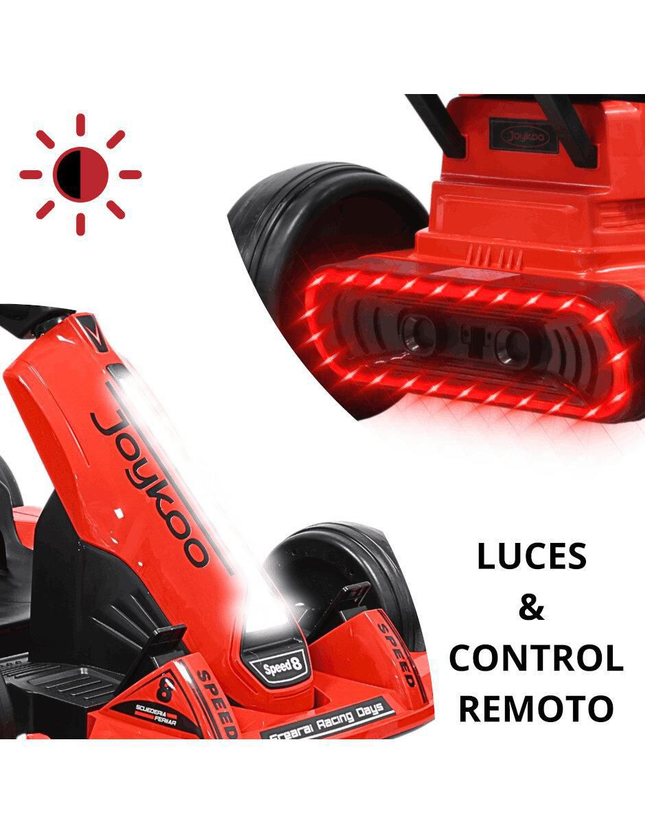 Automóvil montable con control remoto de recargable infantil 6