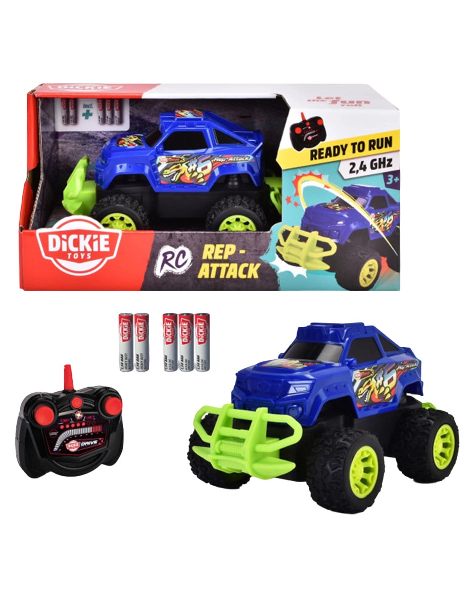 Vehículo de control remoto rc monster truck rep attack 2