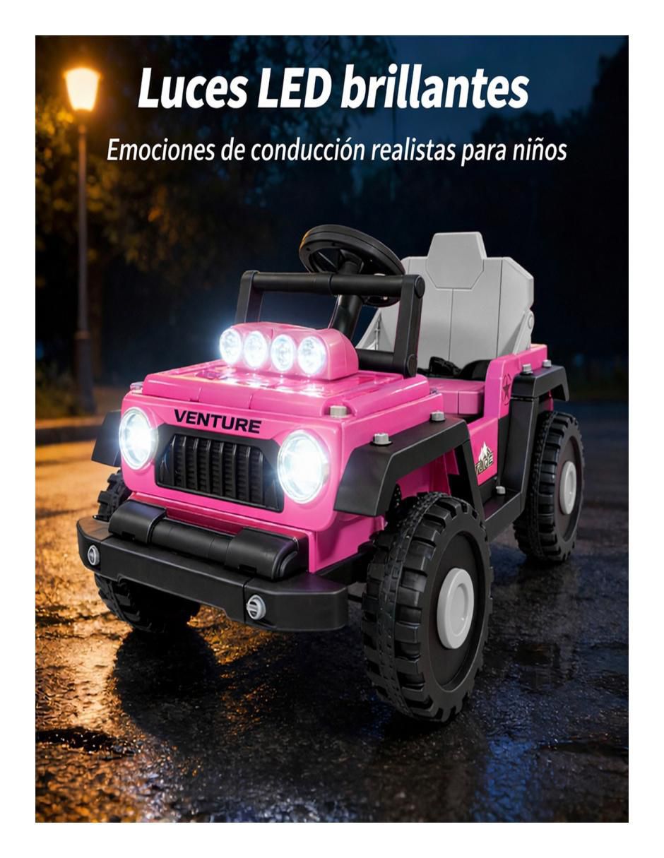 Automóvil montable con control remoto recargable infantil