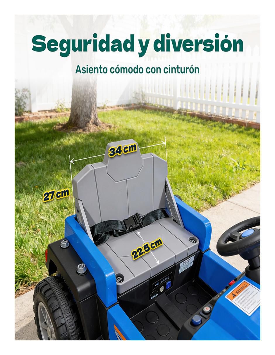 Automóvil montable con control remoto recargable infantil 6