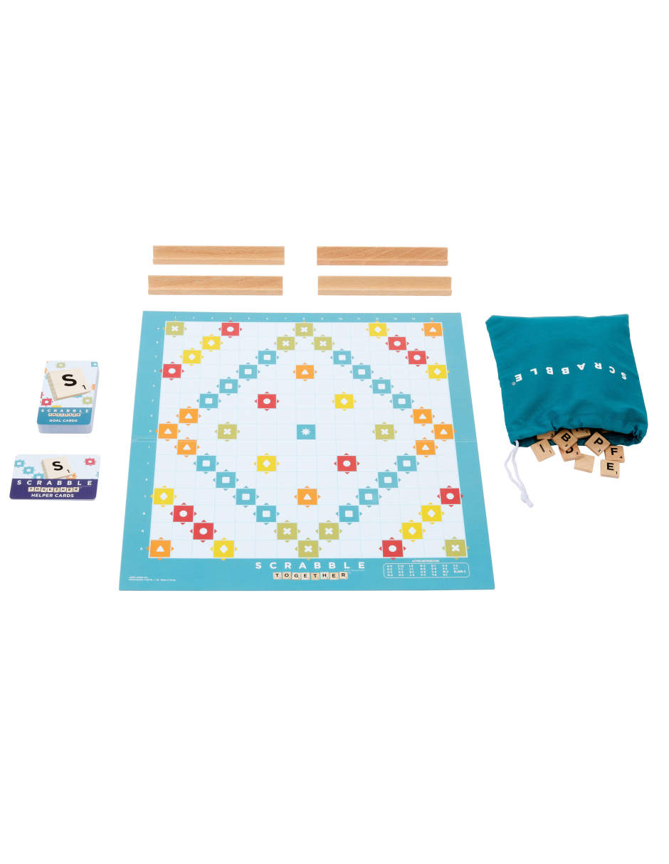 Scrabble 2 en 1 juego de mesa 10