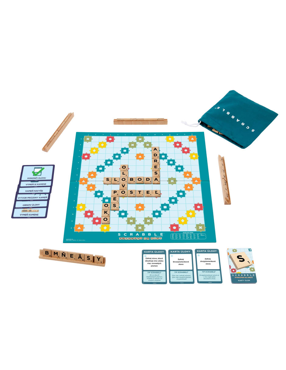Scrabble 2 en 1 juego de mesa