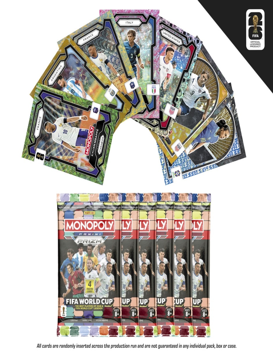 Monopoly FIFA Legends booster pack FIFA World Cup 2026 Monopoly Hasbro Games