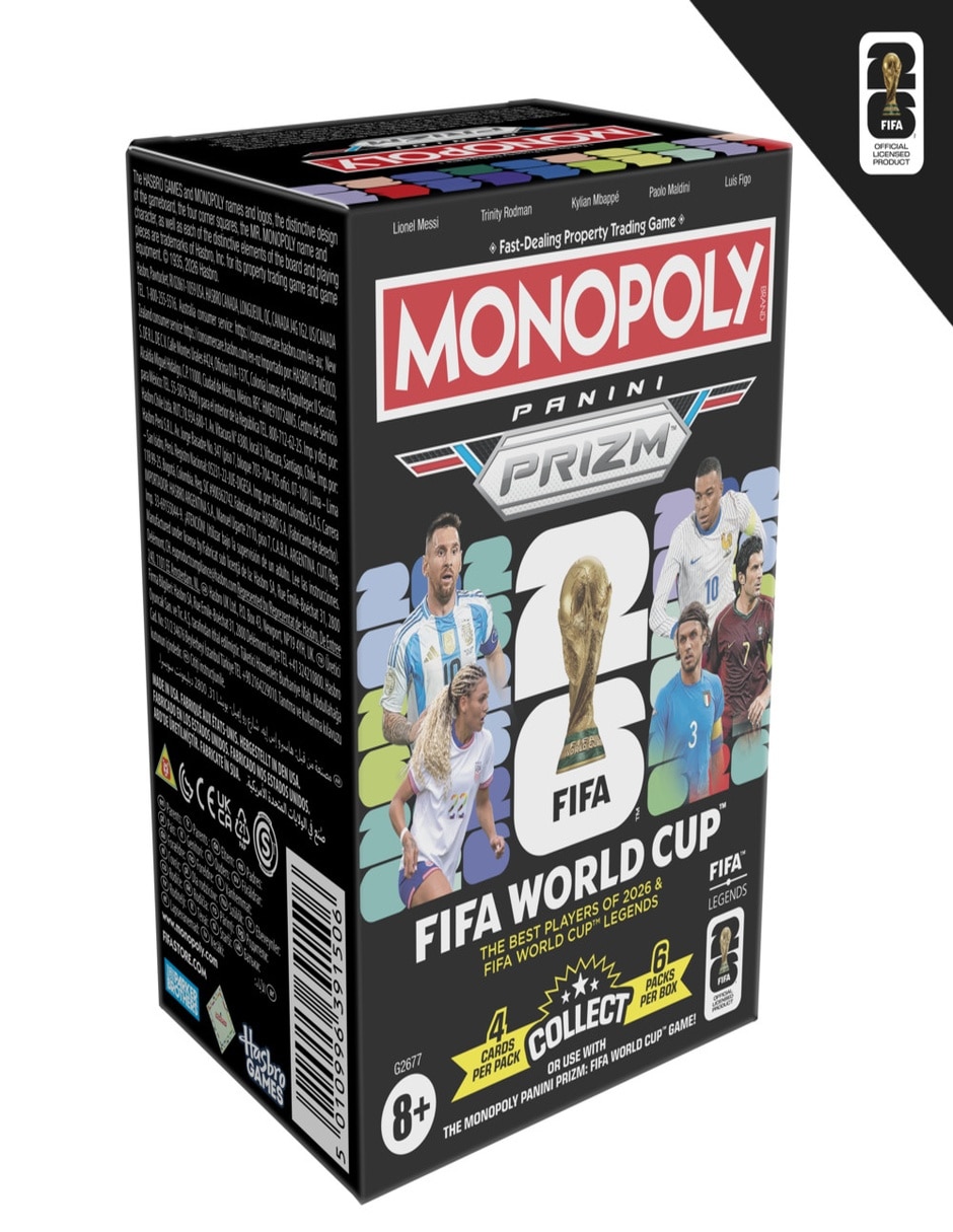 Monopoly FIFA Legends booster pack FIFA World Cup 2026 Monopoly Hasbro Games
