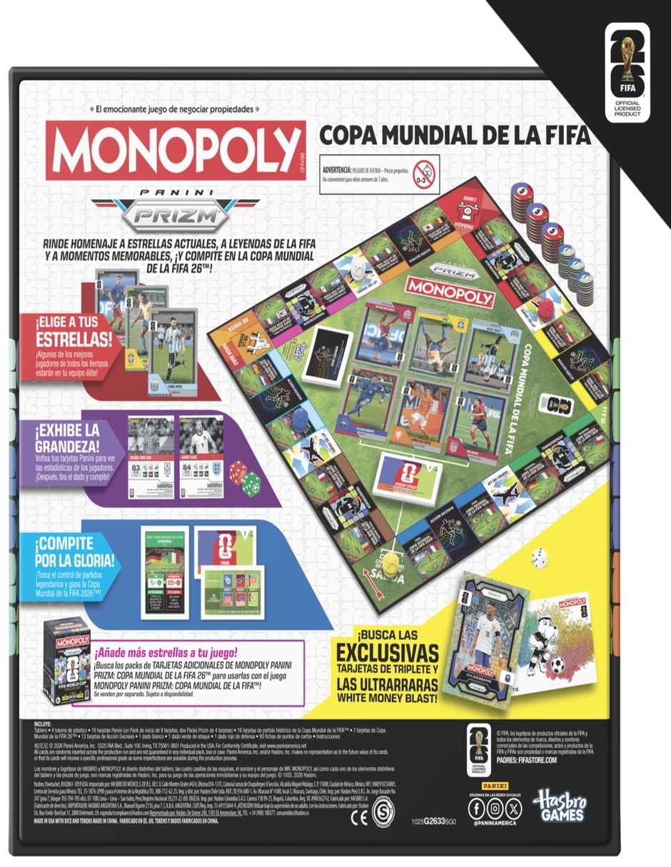 Monopoly FIFA edition core game FIFA World Cup Monopoly Hasbro Games