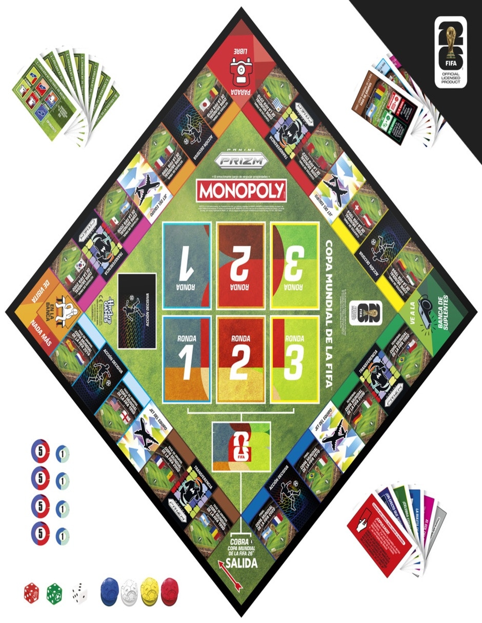 Monopoly FIFA edition core game FIFA World Cup Monopoly Hasbro Games