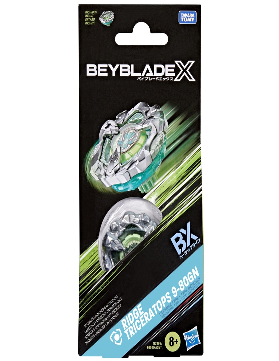 Ridge Triceratops 9-80Gn X Beyblade 2