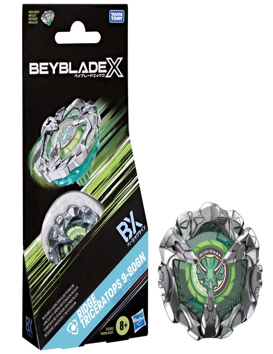 Ridge Triceratops 9-80Gn X Beyblade 3
