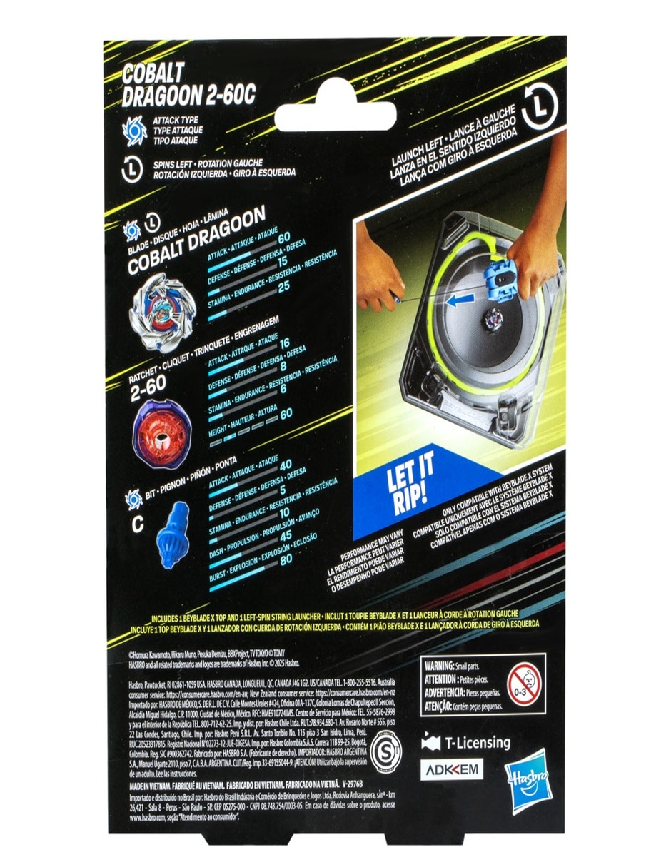X Cobalt Dragoon 2-60C Deluxe Beyblade 4