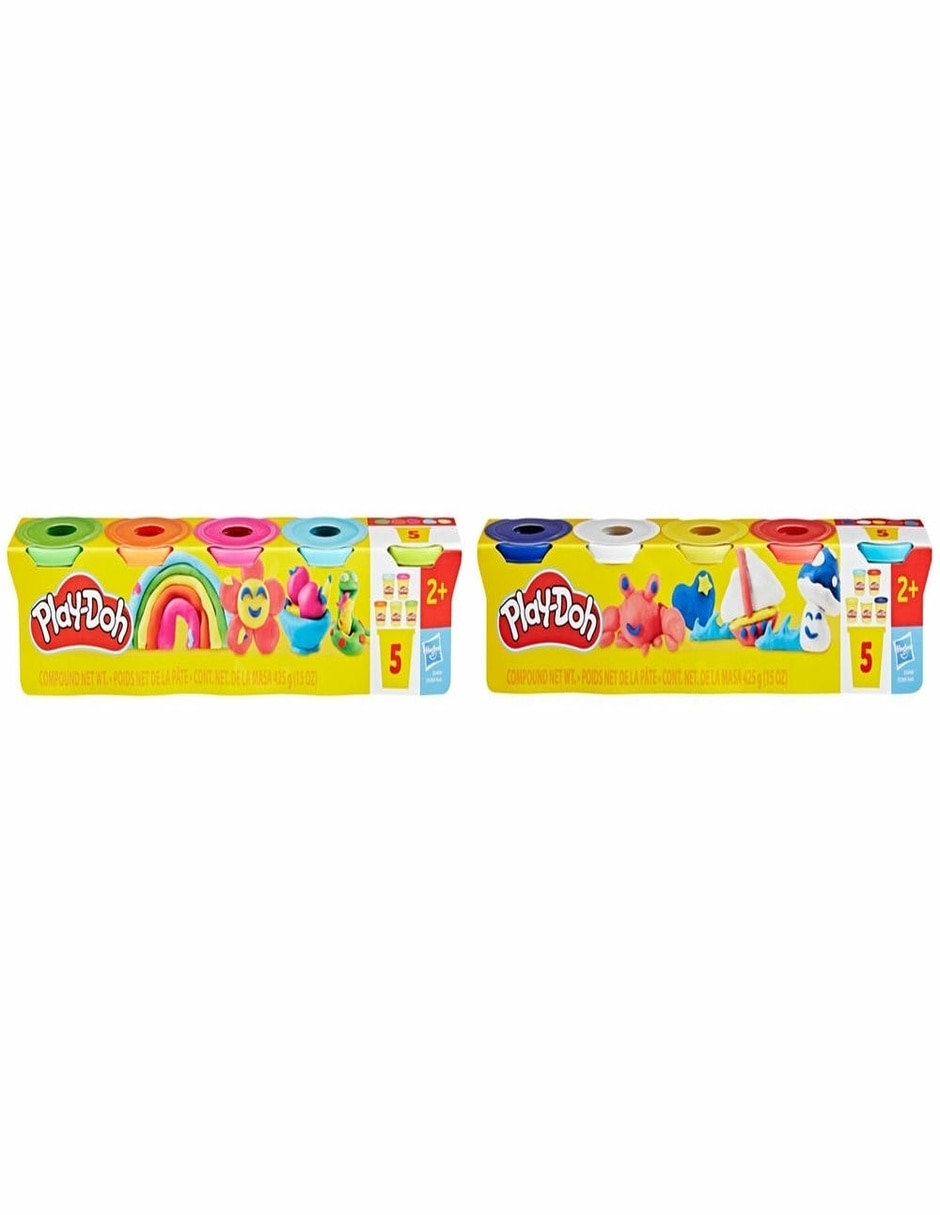 Pack de 5 latas Play Doh