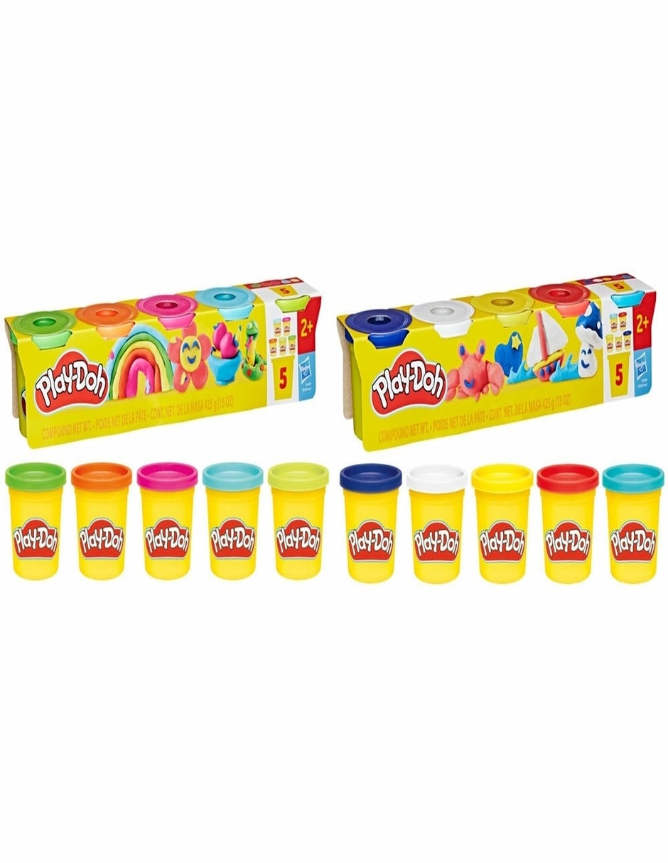 Pack de 5 latas Play Doh