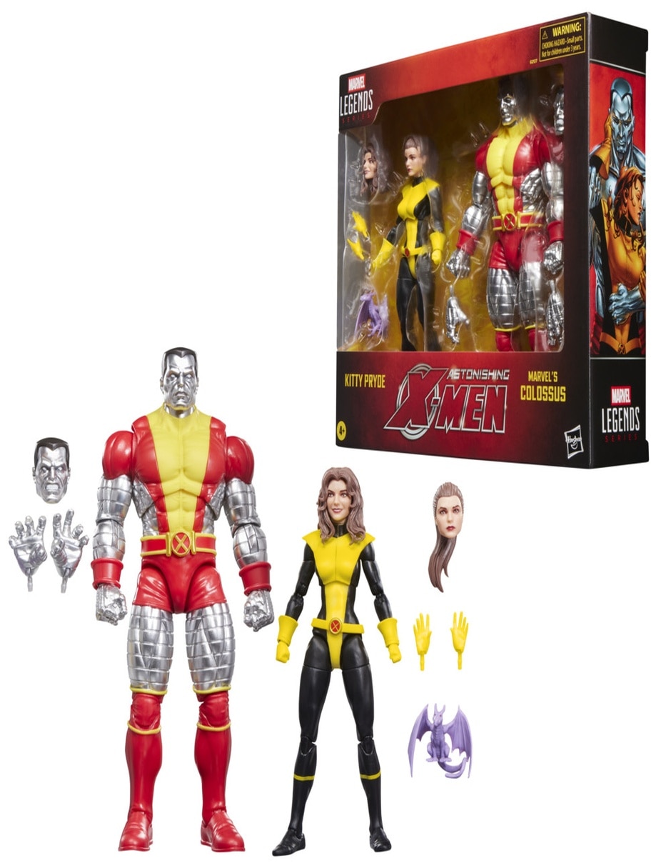 Figura de acción articulada Legend's Series: X-Men Kitty Pryde y Marvel’s Colossus 11