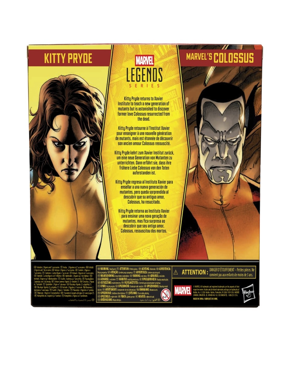 Figura de acción articulada Legend's Series: X-Men Kitty Pryde y Marvel’s Colossus 6