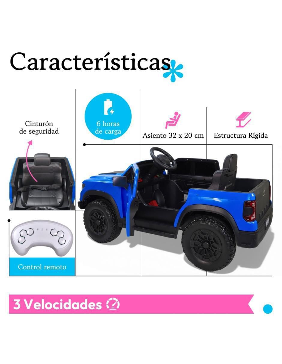 Automóvil montable con control remoto recargable unisex