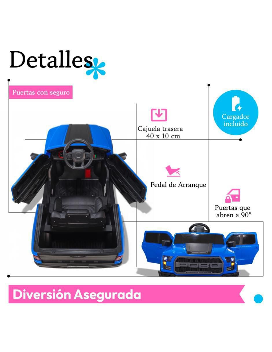 Automóvil montable con control remoto recargable unisex