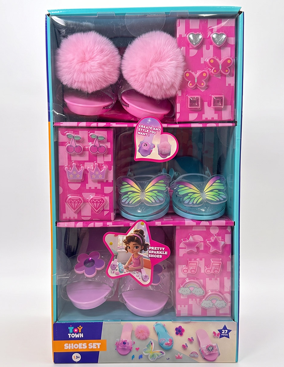 Shoes Set Toy Town juego de rol para niños 2