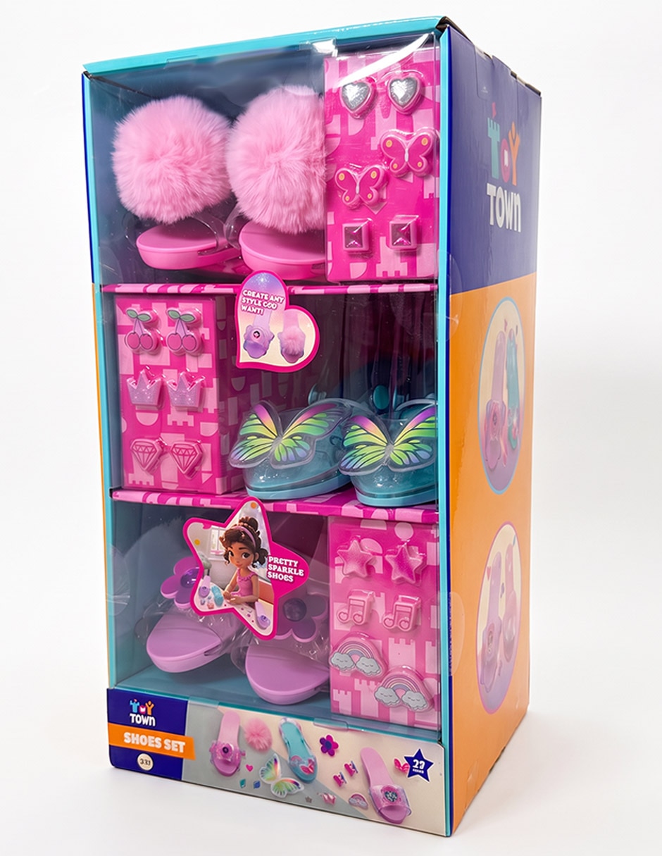 Shoes Set Toy Town juego de rol para niños 4