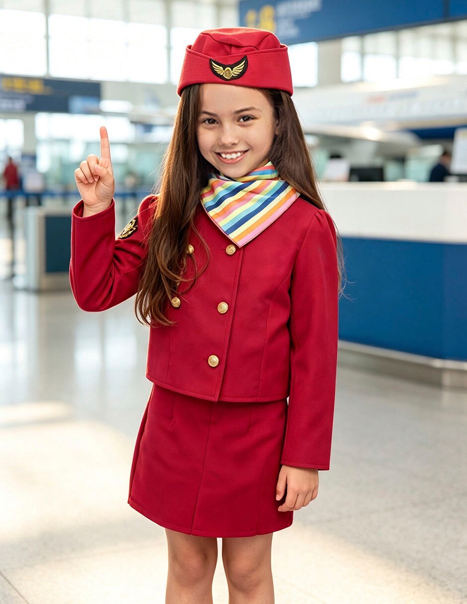 Set pilot clothes juego de rol para niños 3