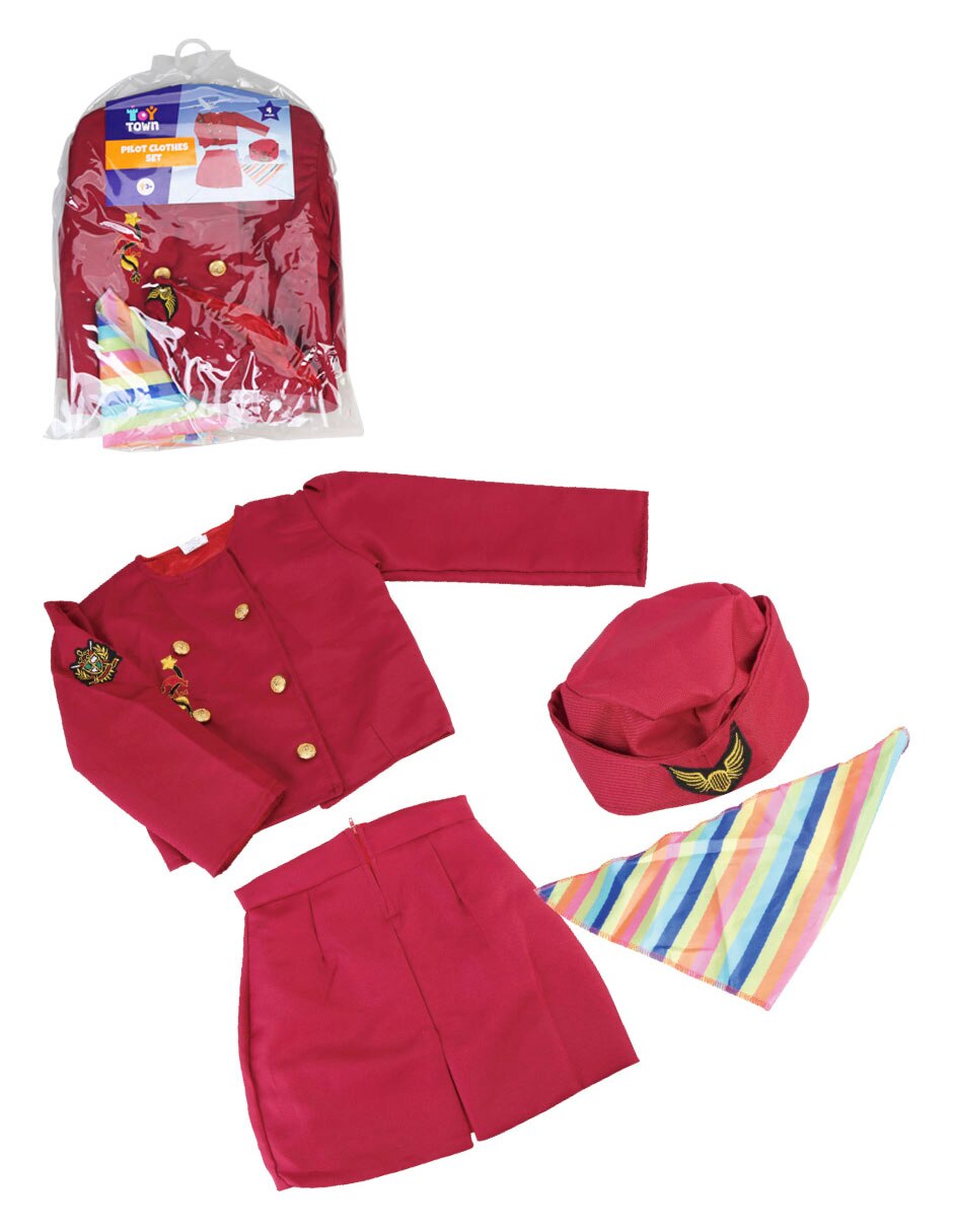 Set pilot clothes juego de rol para niños 4