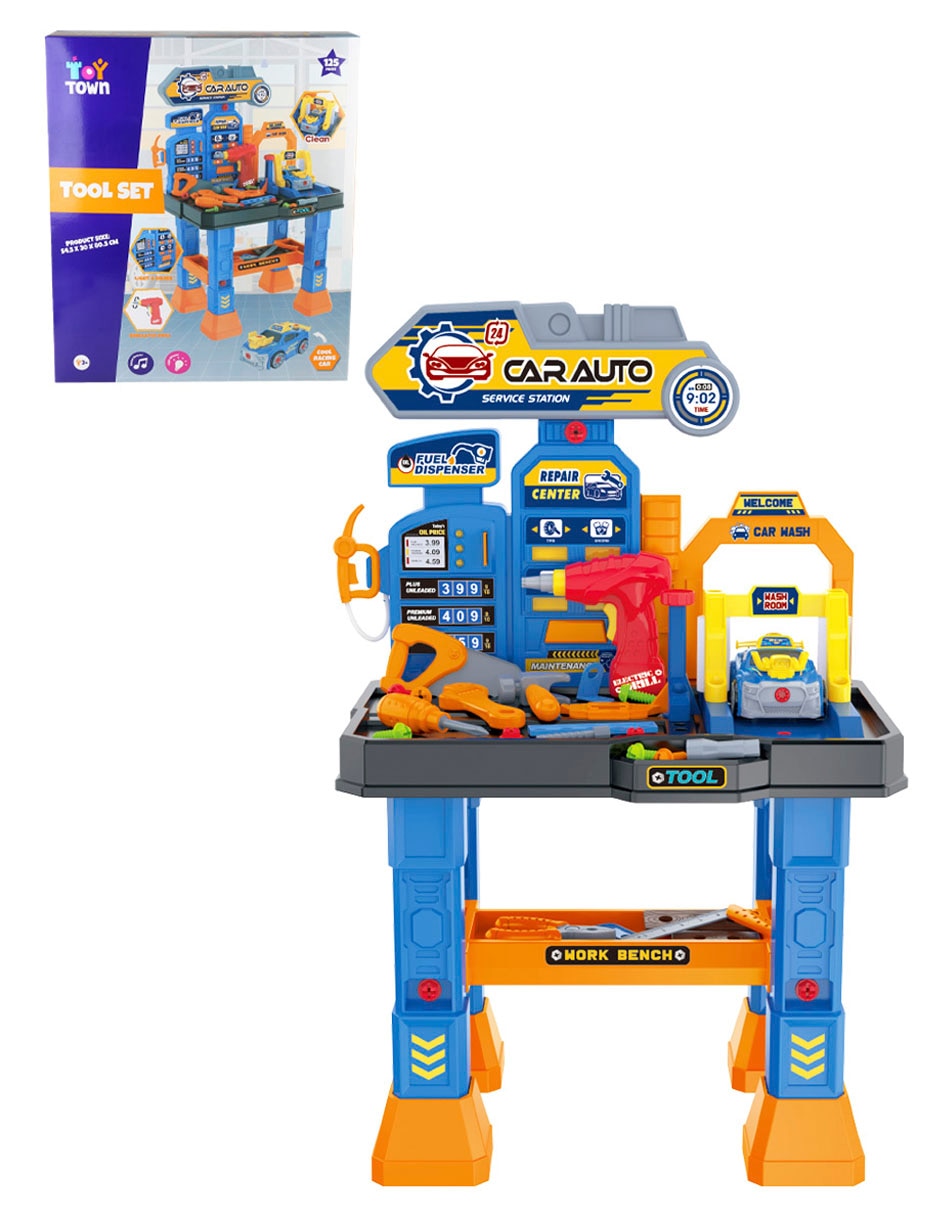 Estación de servicio y taller juego de rol para niños 2